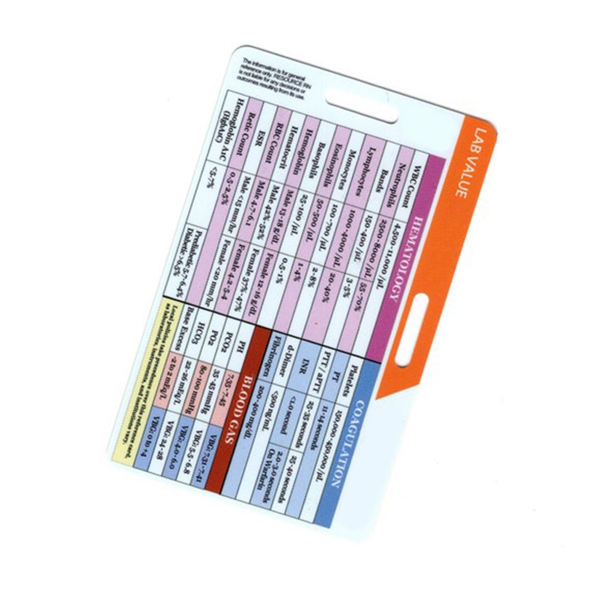 AA77 NEW  Lab Value and Order  - Medical Lab Values ulasan dan harga