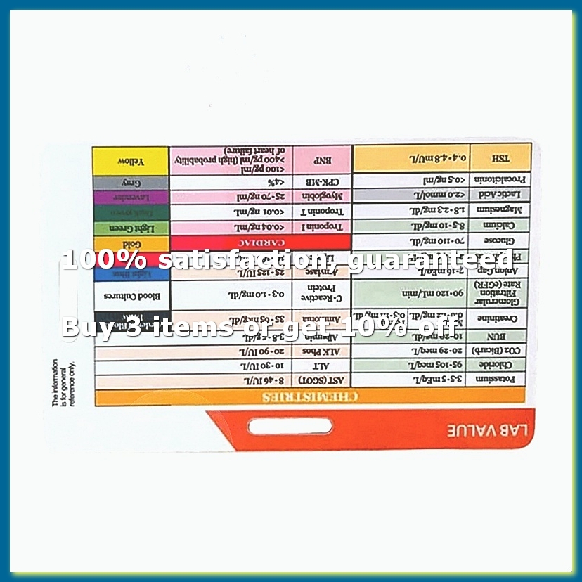 Lab Value and Order of Blood D - Medical Lab Values ulasan dan harga